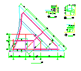 1层三角形景观公厕建筑施工图【含建筑设计说明】-图二