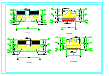 长13.2米 宽8米 1层意大利风格公厕建筑设计施工图纸_图1