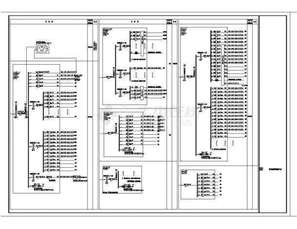 某房屋工程照明箱系统智能照明与应急照明系统设计CAD详图-图二