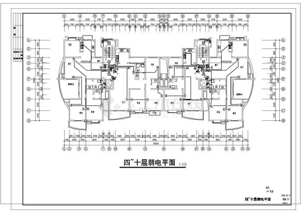 某小区住宅弱电说明和系统图-图一