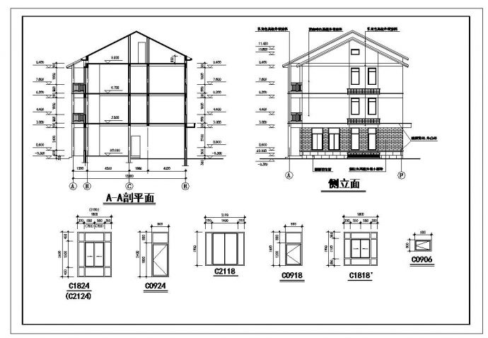 某市村民住宅通用CAD规划详图_图1