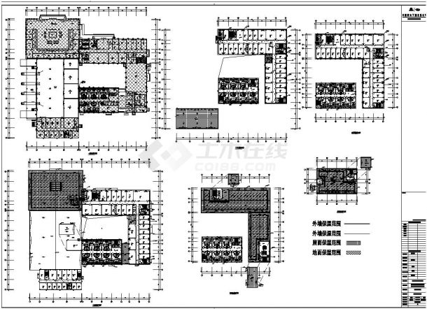 航空货运站生产保障用房建筑含招标设计图-图二