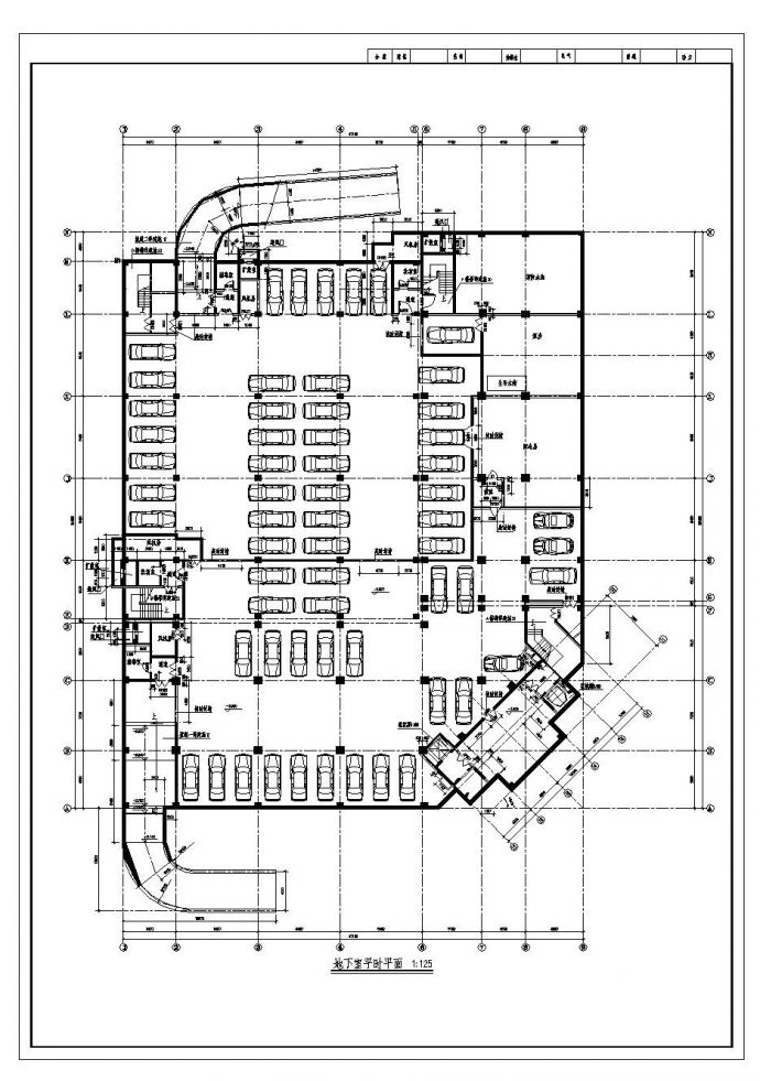 某市多层住宅楼建筑施工图CAD参考详图_图1