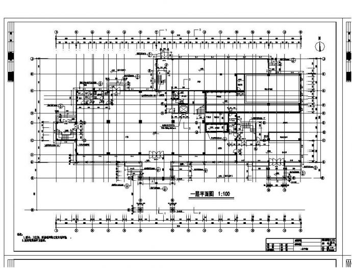某城市酒店建筑工程布置全套CAD详图_图1