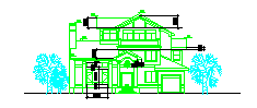 两层小别墅建筑设计施工图