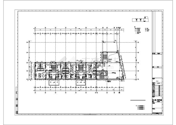 [上海]某八层酒店式公寓建筑施工图-图一