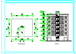 某单位住宅楼建筑设计CAD图-图二