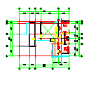 某两层别墅cad建筑施工设计图
