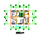 民居住宅建筑设计CAD方案图纸-图二