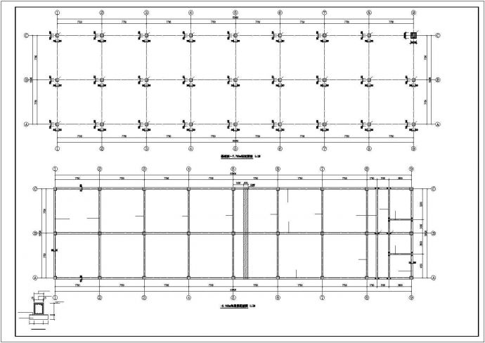 某城市展示馆建筑结构设计施工CAD图纸_图1