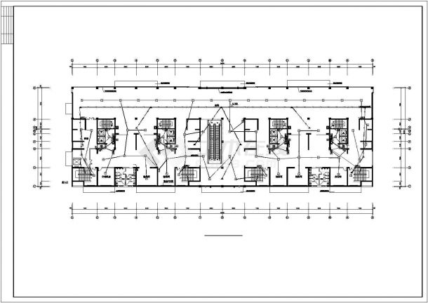 某28层公寓全套电气施工设计CAD图纸-图一