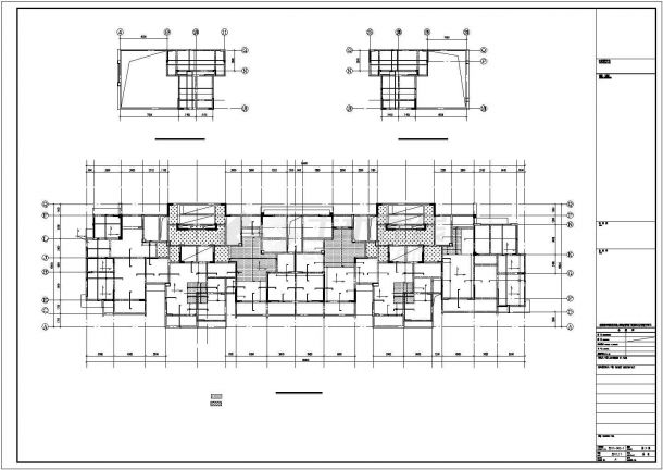 某地上21层剪力墙结构住宅楼建筑结构设计施工CAD图纸-图一