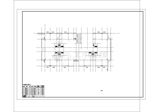 大型商业综合体商住地下车库建筑施工图-图二