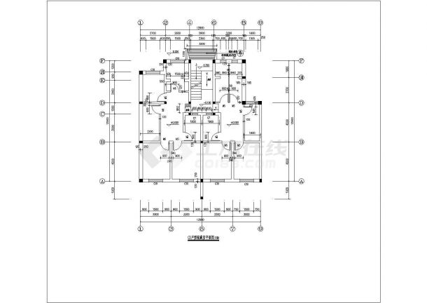灌庄小区小区8#住宅楼建筑全套施工设计cad图(含建筑说明)-图二