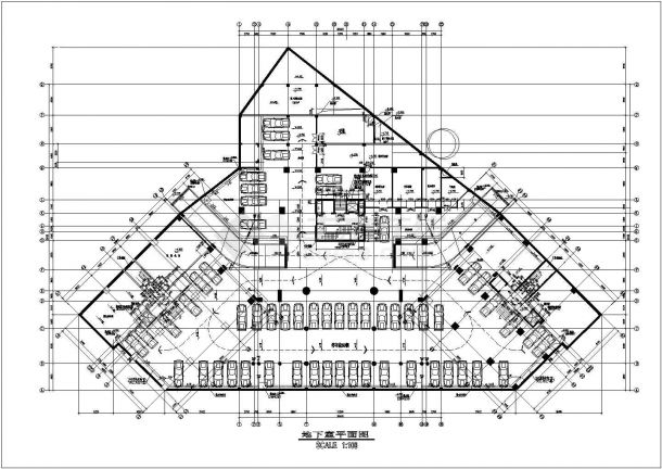 某地海丰广场设计CAD图-图一