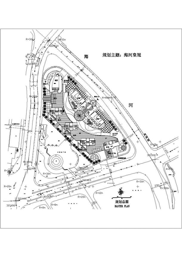 天津海河解放广场项目规划设计施工图-图一