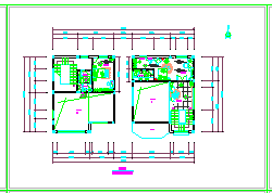 海景花园别墅装修设计CAD图-图一