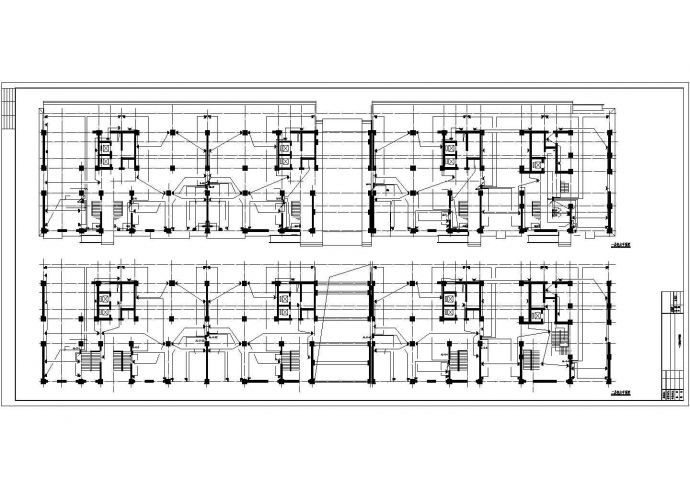 高层住宅楼电气CAD平面图_图1
