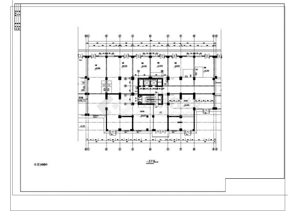 十八层单身公寓楼建筑设计CAD方案图（含跃层平面设计）-图二