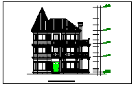 二层别墅的整套建筑施工设计图纸-图二