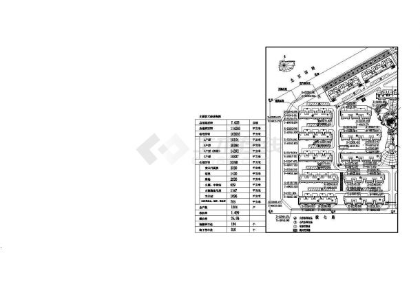 焦作市建设路昆兰花园小区总平面规划设计CAD图纸（占地7.6公顷）-图一