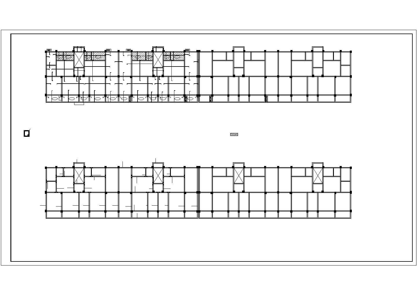 某7层框架住宅楼建筑设计施工CAD图纸