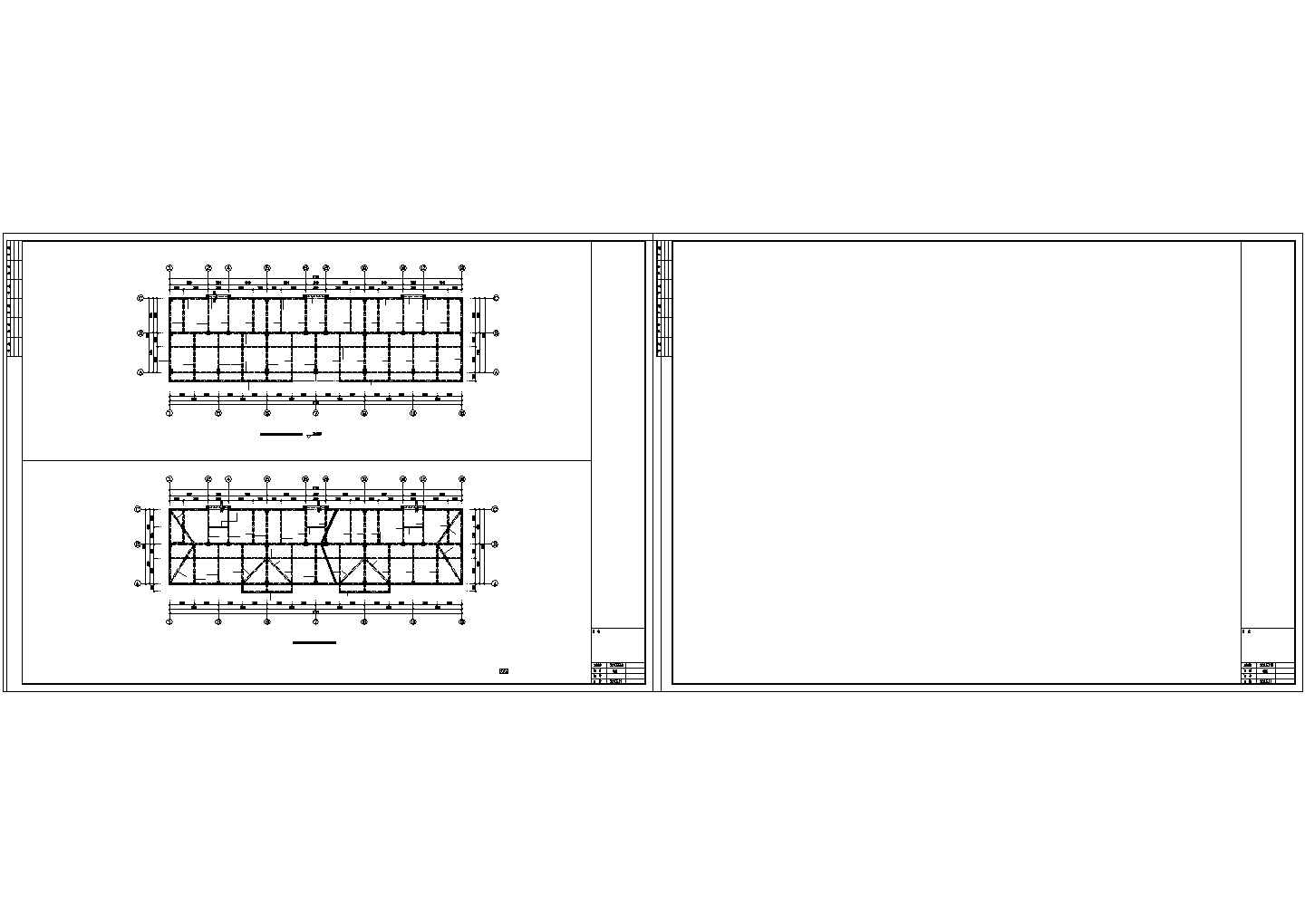 某8层框架公寓楼建筑设计施工CAD图纸