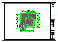 别墅建筑施工设计CAD施工图纸-图一