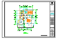 别墅建筑施工设计CAD施工图纸-图二