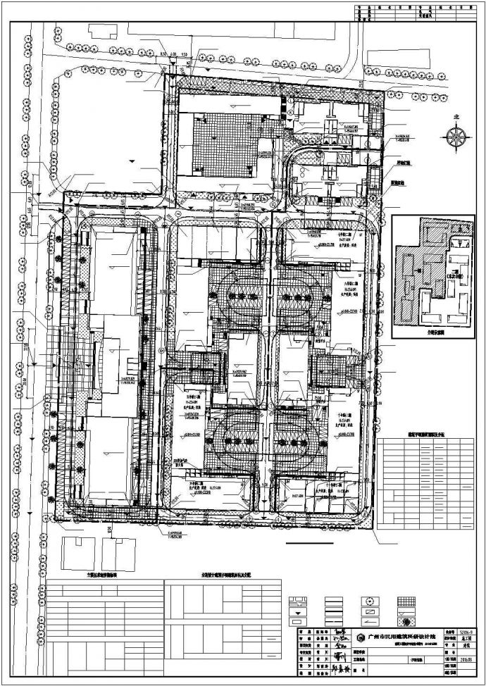 东莞市某大型工业区总平面规划设计CAD图纸（含一层总图和消防总图）_图1