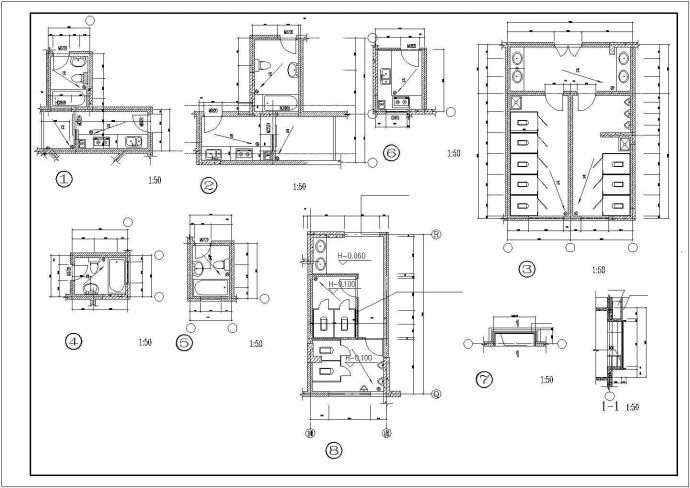 高层建筑全套施工图纸CAD文件_图1