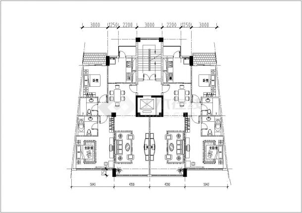 某高层住宅建筑设计CAD施工图-图一