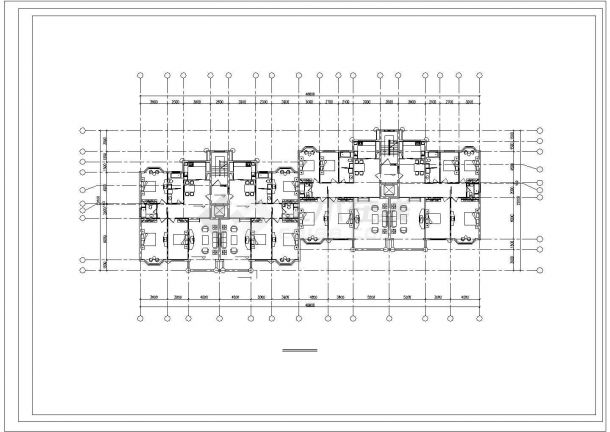小高层住宅楼建筑设计CAD施工图-图一