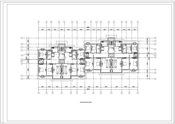 小高层住宅楼建筑设计CAD施工图-图二