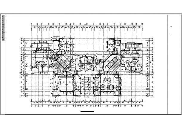 高层住宅建筑设计CAD施工图-图二