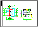 3层乡村别墅建筑设计CAD施工图-图一