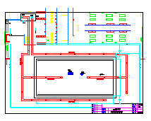 [海南]国际会所室内游泳池水处理系统设计施工图纸-图一