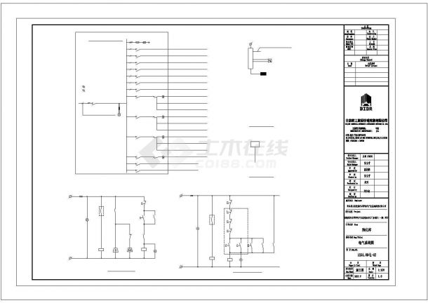 青岛市某炼油厂530平米单层钢混框架结构油化库电气设计CAD图纸-图一