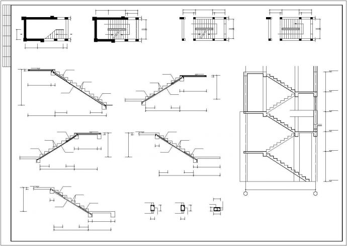 某五层底框抗震墙住宅楼建筑设计施工CAD图纸_图1