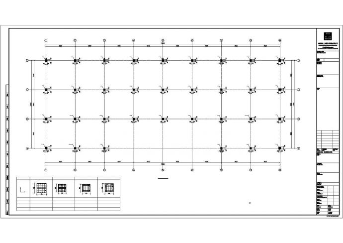 济南市某大型五金加工厂4层框架结构加工厂房设计CAD图纸（2套方案）_图1
