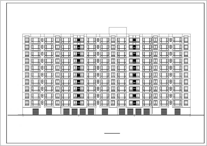 高层板式住宅楼建筑施工方案图_图1