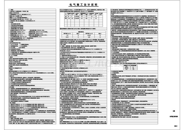 金沙旅游集散中心（住宅 商业 办公 地下室）电气设计CAD图-图一