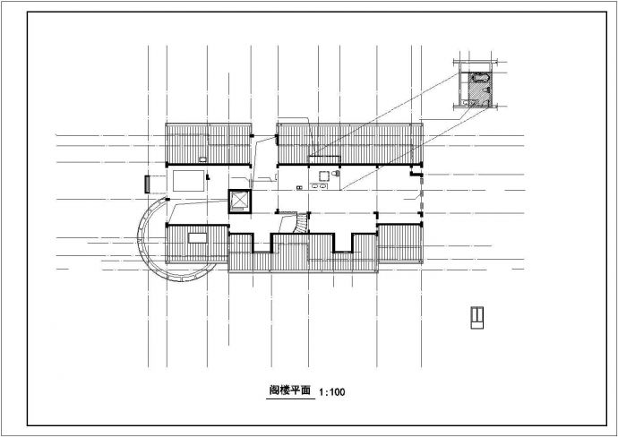 一套小高层住宅楼建筑施工图纸（共11张）_图1
