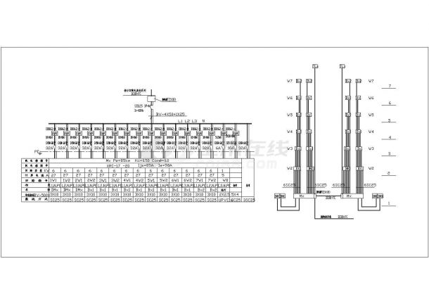 电气设计_某住宅小区电气施工CAD图-图二