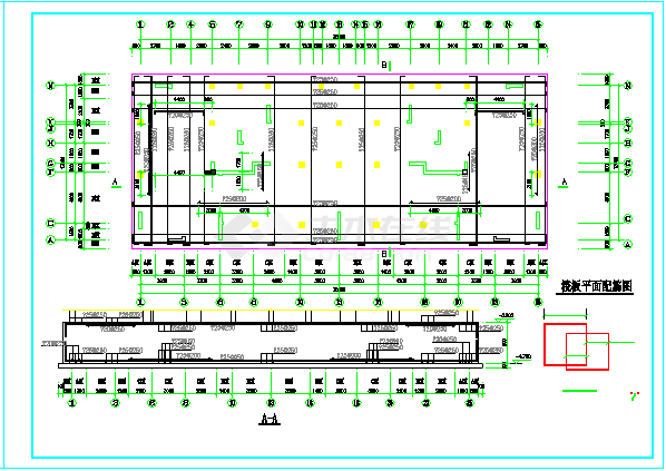 十二层住宅楼框剪结构cad工程图纸-图一