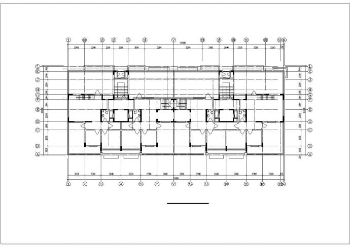 3栋小高层住宅扩初设计建筑施工CAD图_图1