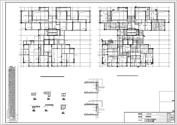 南宁市富春西路某社区33层剪力墙结构商住楼全套结构设计CAD图纸_图1