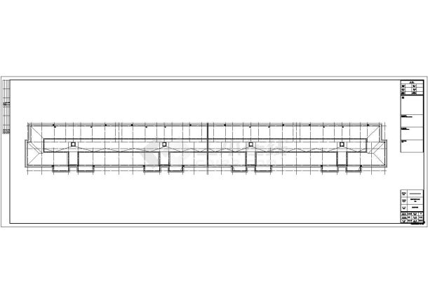 兰州市某小区6820平6层框混商住楼建筑结构设计CAD图纸（1层为商铺）-图一