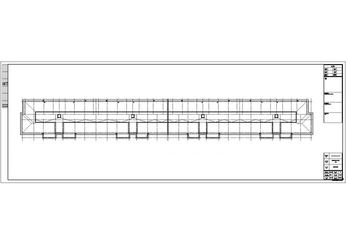 兰州市某小区6820平6层框混商住楼建筑结构设计CAD图纸（1层为商铺）_图1