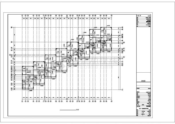 深圳市澜清华苑小区3层框架结构单体别墅全套结构设计CAD图纸-图一